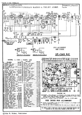 L-1424 Lincoln; Philco, Philadelphia (ID = 2867836) Car Radio