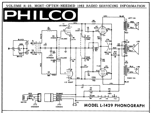 L-1429 ; Philco, Philadelphia (ID = 173864) R-Player