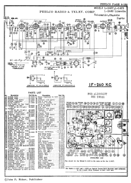 L-1429 Lincoln; Philco, Philadelphia (ID = 2867867) Car Radio