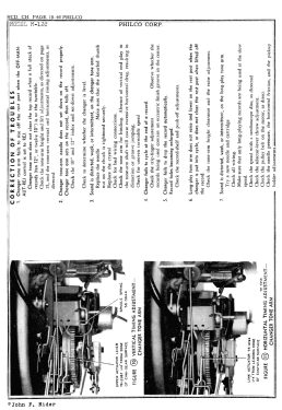 M-12C Automatic Record Changer; Philco, Philadelphia (ID = 2908539) R-Player