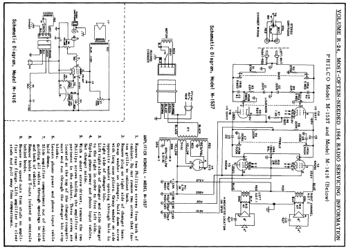 M-1416 ; Philco, Philadelphia (ID = 181749) R-Player