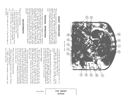 M-8 Automatic Record Changer; Philco, Philadelphia (ID = 1568006) R-Player