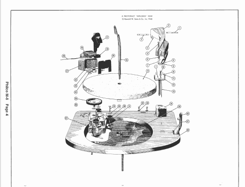 M-8 Automatic Record Changer; Philco, Philadelphia (ID = 1568007) R-Player