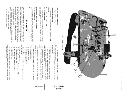 M-8 Automatic Record Changer; Philco, Philadelphia (ID = 1568011) R-Player