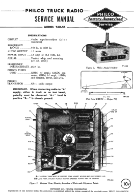 Mopar 700 Ch= TAR-58; Philco, Philadelphia (ID = 2927004) Car Radio