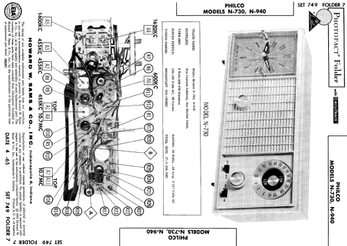 N-940 ; Philco, Philadelphia (ID = 529364) Radio