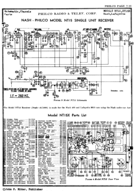 NT-15 Nash; Philco, Philadelphia (ID = 2861267) Car Radio