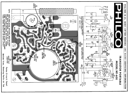 NT-600 ; Philco, Philadelphia (ID = 191570) Radio