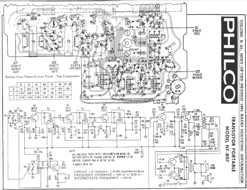 NT-807 ; Philco, Philadelphia (ID = 191973) Radio