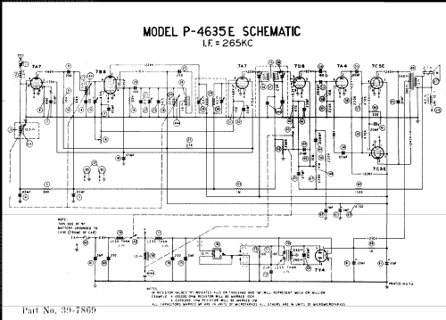 P-4635 ; Philco, Philadelphia (ID = 2519530) Car Radio