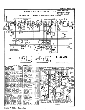 P-1517 Packard; Philco, Philadelphia (ID = 2869245) Car Radio