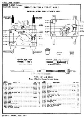 P-1517 Packard; Philco, Philadelphia (ID = 2870299) Car Radio