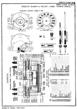 P-1535 Packard; Philco, Philadelphia (ID = 2870300) Car Radio