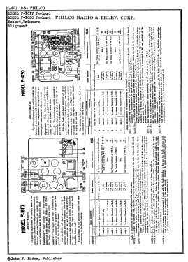 P-1617 Packard; Philco, Philadelphia (ID = 2870324) Car Radio