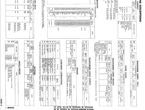 Predicta Holiday G4242L Ch= 9L37; Philco, Philadelphia (ID = 879780) Fernseh-E