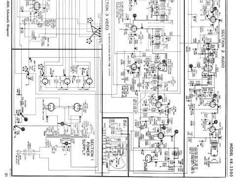 Projection TV 48-2500 Code 122; Philco, Philadelphia (ID = 250305) Television