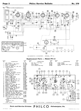 PT-12 Transitone; Philco, Philadelphia (ID = 2901796) Radio