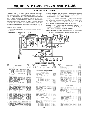 PT-28 Transitone; Philco, Philadelphia (ID = 2915056) Radio