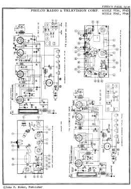 PT-42 Transitone; Philco, Philadelphia (ID = 2877367) Radio