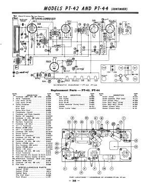 PT-42 Transitone; Philco, Philadelphia (ID = 2918498) Radio