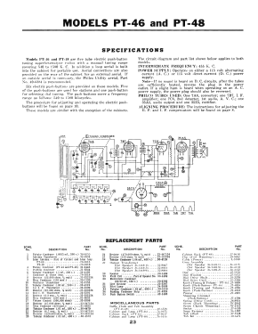 PT-46 Transitone; Philco, Philadelphia (ID = 2915073) Radio