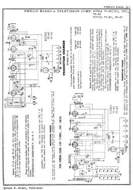 PT-47 Transitone; Philco, Philadelphia (ID = 2875579) Radio