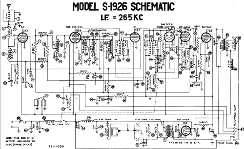 S-1926 Studebaker; Philco, Philadelphia (ID = 500220) Car Radio