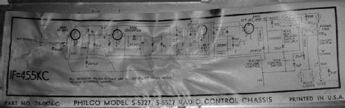 S-5327 ; Philco, Philadelphia (ID = 2364373) Car Radio