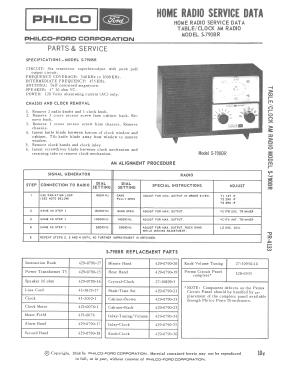 S-790BR ; Philco, Philadelphia (ID = 2930812) Radio