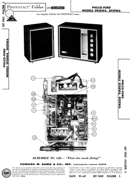 S-958WA Japan 403; Philco, Philadelphia (ID = 2718341) Radio