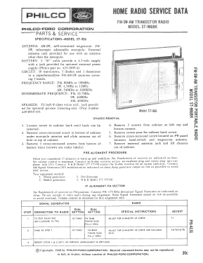 Solid State AM FM SW ST-986BK; Philco, Philadelphia (ID = 2930517) Radio