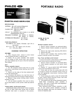 Solid State R-131 BK, GR, PR, YW; Philco, Philadelphia (ID = 2954192) Radio