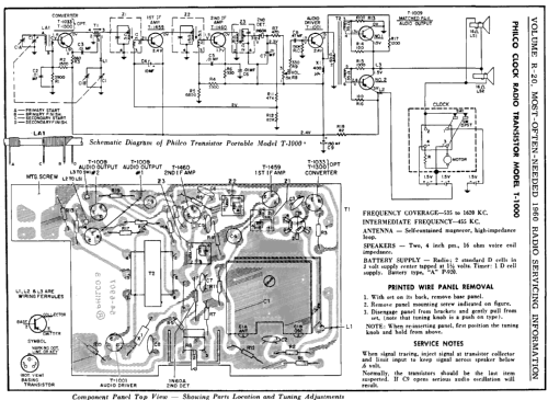 T1000-124 Predicta ; Philco, Philadelphia (ID = 186044) Radio