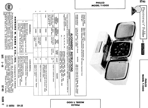 T1000-124 Predicta ; Philco, Philadelphia (ID = 566279) Radio