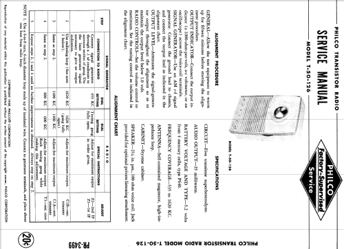 T-50-126 ; Philco, Philadelphia (ID = 1984181) Radio