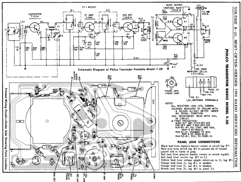 Transistor T-50-124; Philco, Philadelphia (ID = 185831) Radio