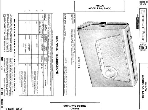 T-600 ; Philco, Philadelphia (ID = 729817) Radio