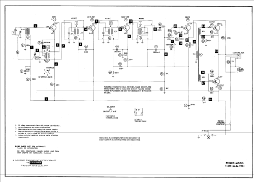 T-60 Code 124; Philco, Philadelphia (ID = 606574) Radio