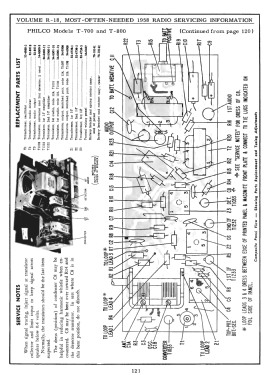 T-700 Code 126; Philco, Philadelphia (ID = 2894943) Radio