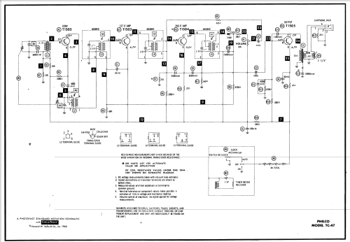 TC-47 Ch= 124; Philco, Philadelphia (ID = 577975) Radio