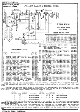 TH-5T Transitone; Philco, Philadelphia (ID = 2871276) Radio