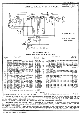 TP-4 Transitone; Philco, Philadelphia (ID = 2870769) Radio