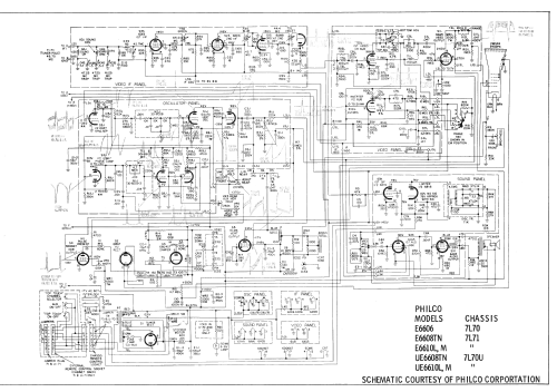 UE6610L Ch= 7L71U; Philco, Philadelphia (ID = 2383193) Television