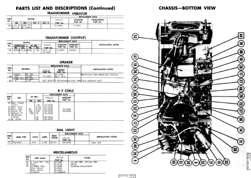 UN6-100 ; Philco, Philadelphia (ID = 836028) Car Radio