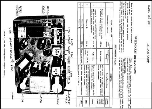 UN6-400 ; Philco, Philadelphia (ID = 298126) Car Radio