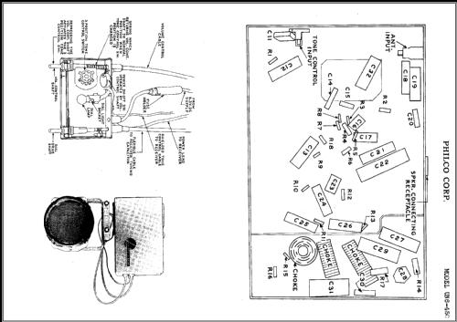 UN6-450 ; Philco, Philadelphia (ID = 400872) Car Radio