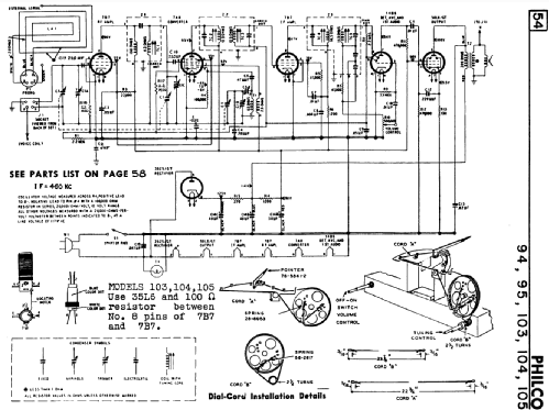 103 ; Philco Products Ltd. (ID = 2155609) Radio