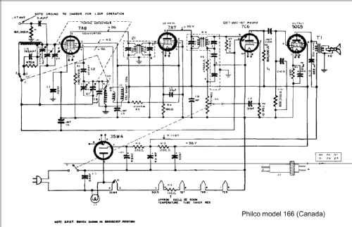 166 ; Philco Products Ltd. (ID = 608210) Radio