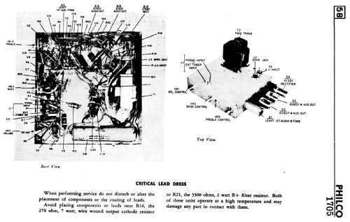 1705 ; Philco Products Ltd. (ID = 2813775) Radio