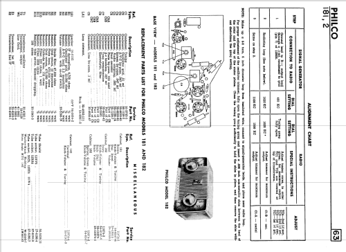 181 ; Philco Products Ltd. (ID = 2264904) Radio